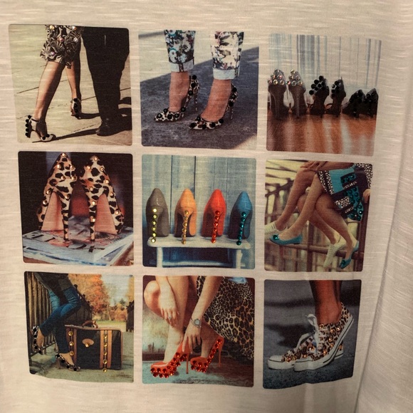 Fun shoe theme blouse - Picture 3 of 3